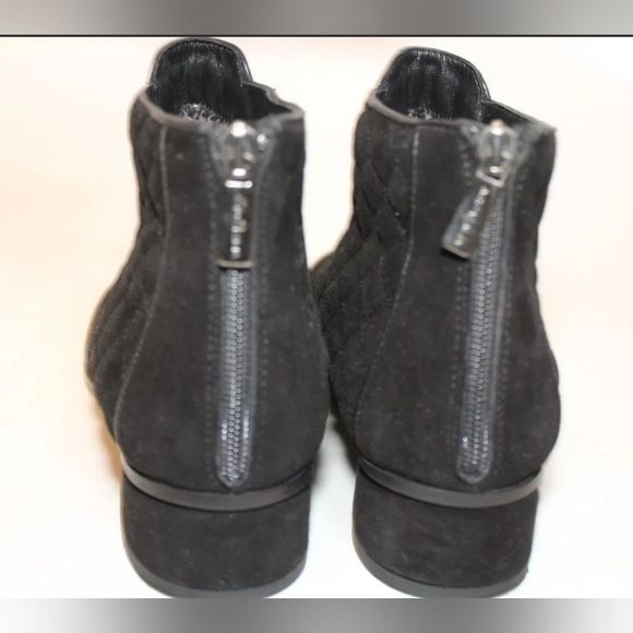 Aquatalia by Marvin K. 8.5 Suede Back Zip Chelsea Flat Ankle Boots - Picture 10 of 16